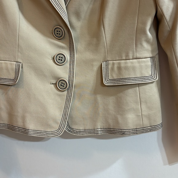 Tan with Black Threaded Jacket - Picture 2 of 6
